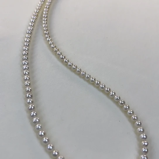 淡水珍珠颈饰银S925镶嵌