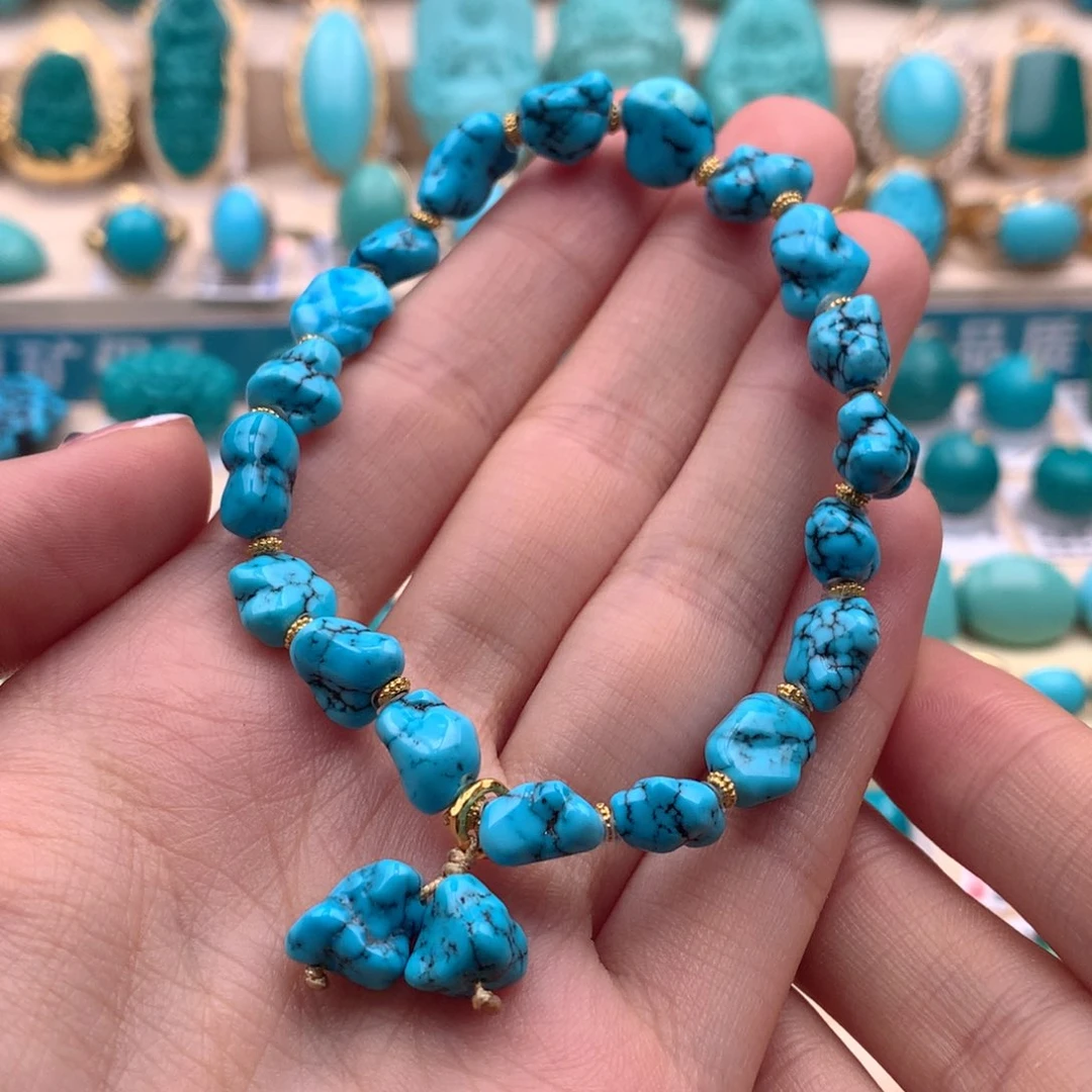 绿松石未镶嵌手链