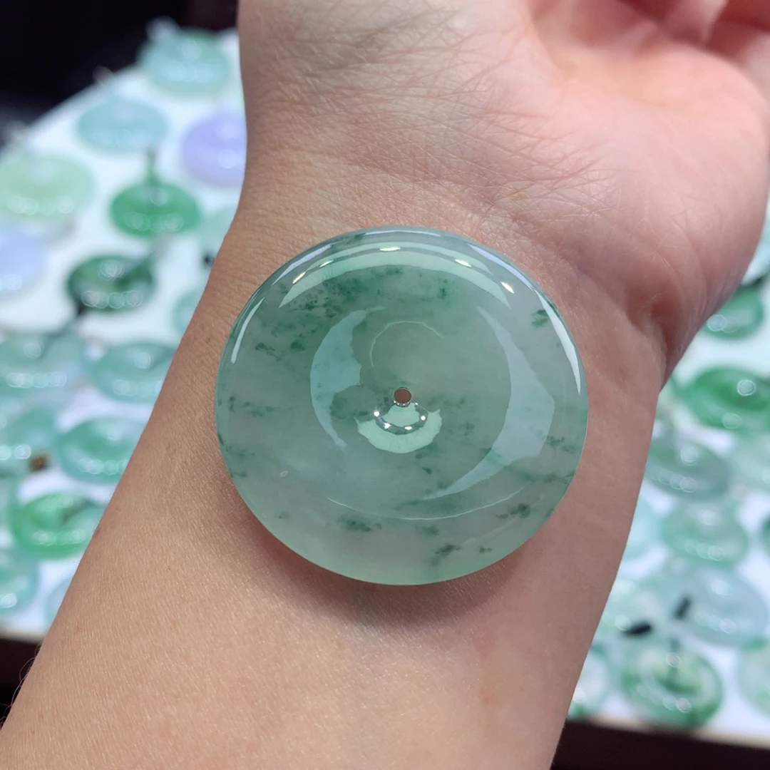 颈饰未镶嵌翡翠71尺寸34.4*5.7