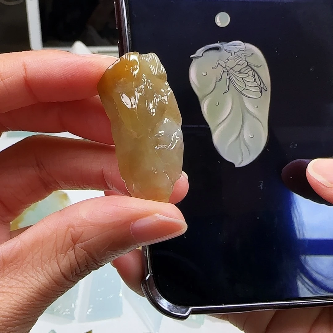 定制翡翠未镶嵌缅甸翡翠挂件