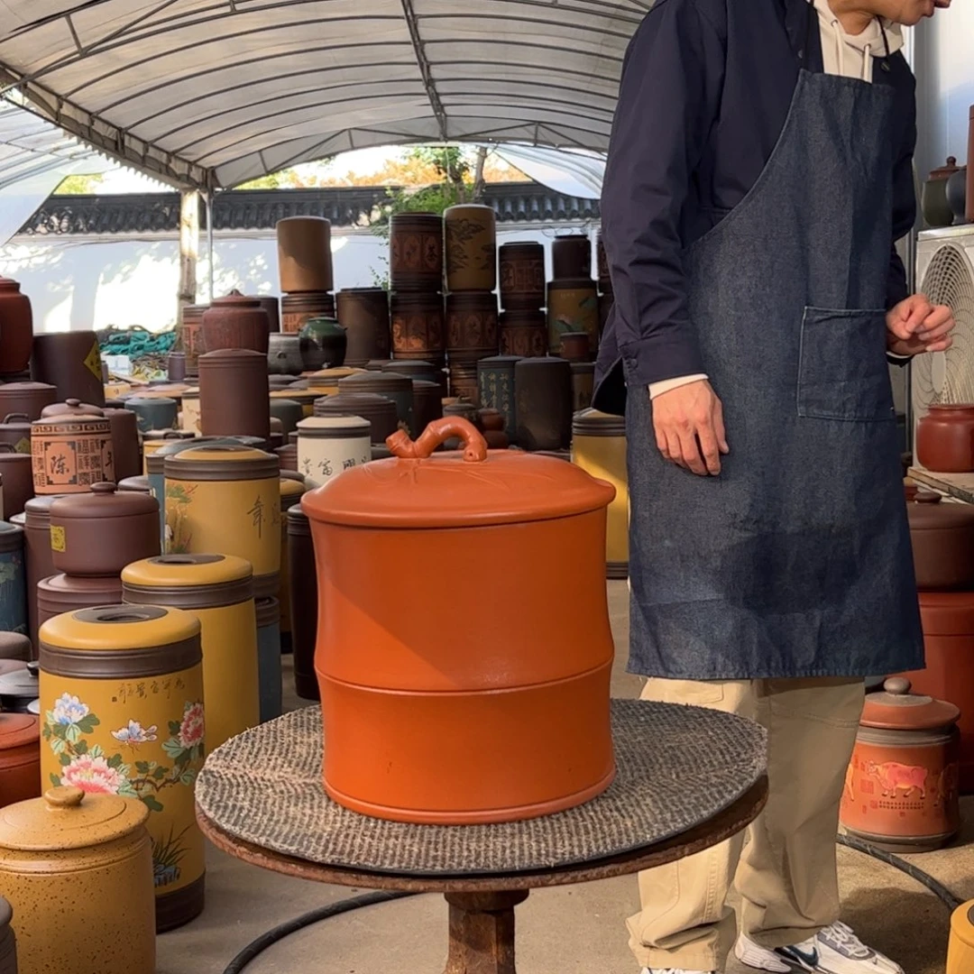 紫砂茶叶罐8 饼茶叶罐