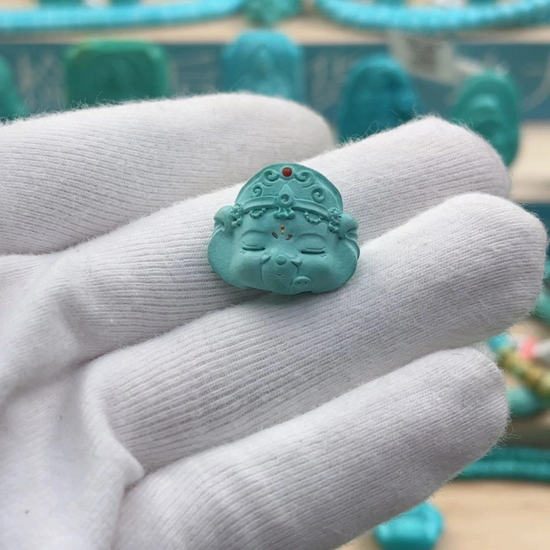 绿松石珠宝奇石未镶嵌