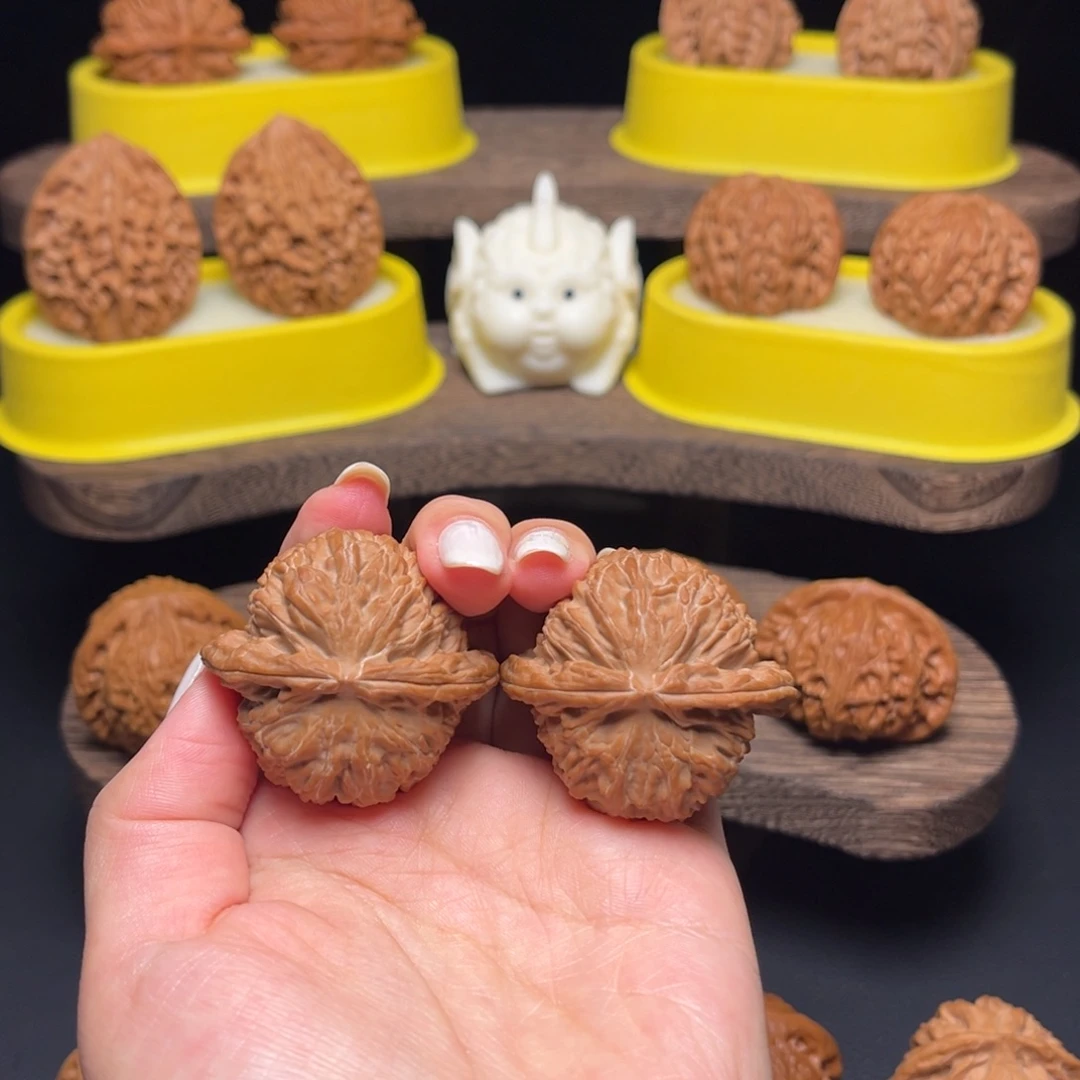 把件文玩核桃全品白狮子41