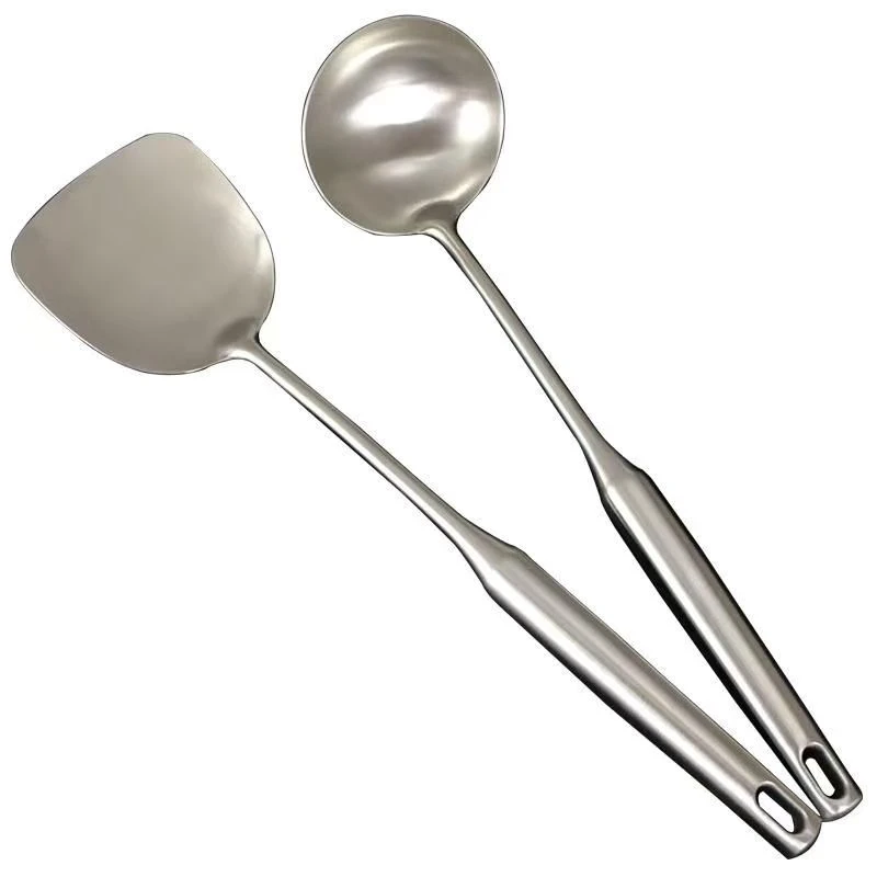 加厚不锈钢锅铲厨房炒菜铲子防烫家用厨具锅铲子炒菜勺勺子长柄