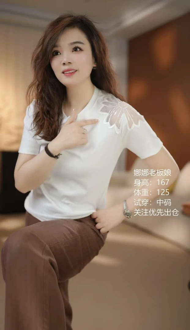 1803休闲百搭常规春夏短袖宽松纯色常规款圆领半袖印花T恤