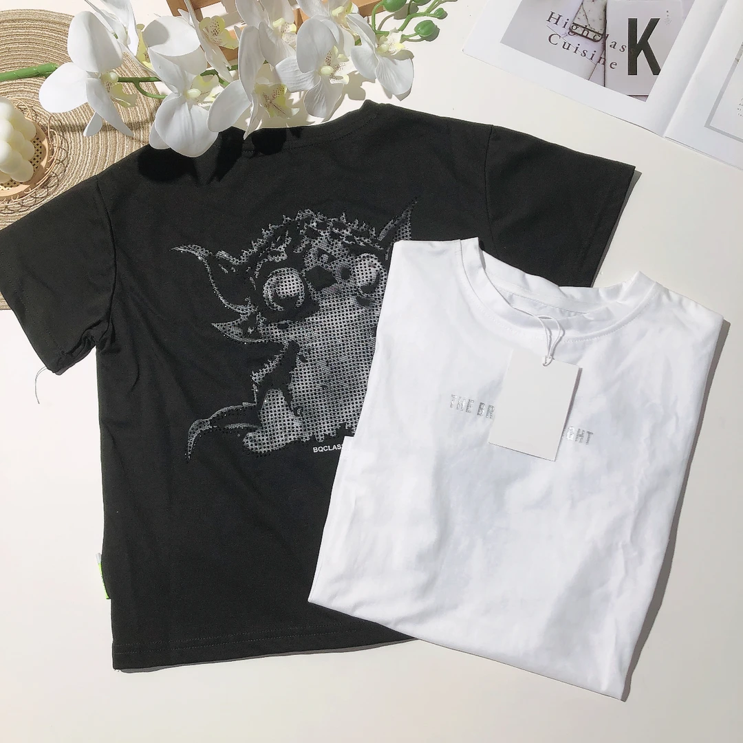 K198语童儿童夏季短袖T恤T字母