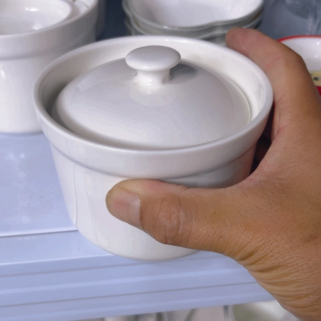 瓷片炖盅一个微瑕