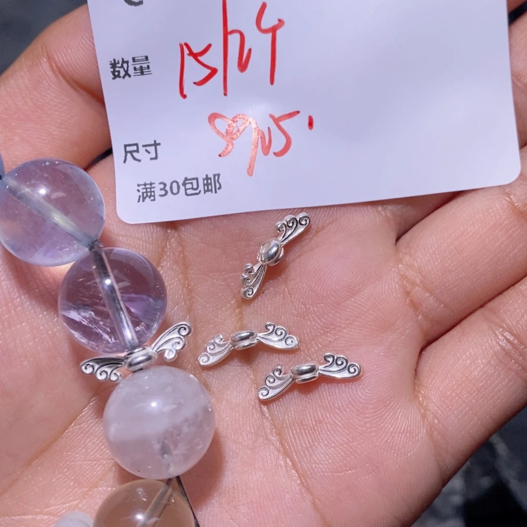 水晶颈饰银S925镶嵌C251