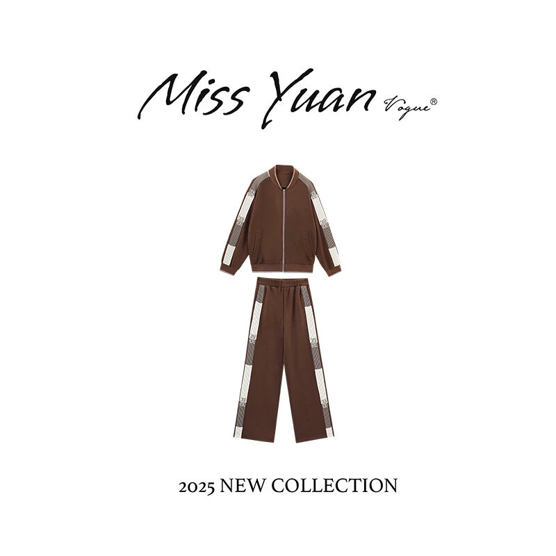M.Y媛总 2025秋季新款时尚两件套轻奢百搭套装MY1970D