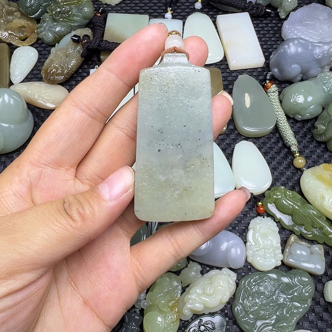 和田玉未镶嵌吊坠(不含链)福利炸