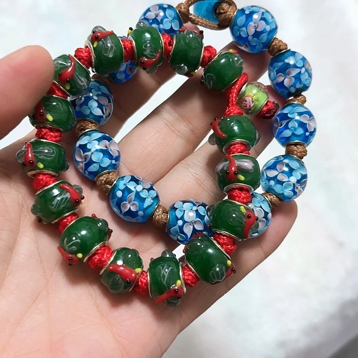 马***师纯手工琉璃工艺制作