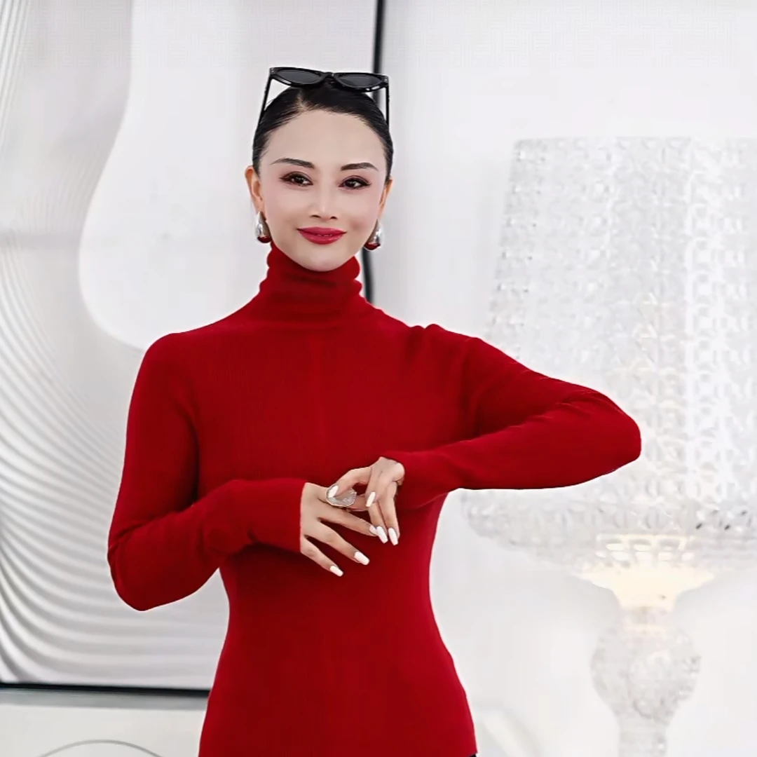 【RZ】双十一活动——修身显瘦简约高领毛衫