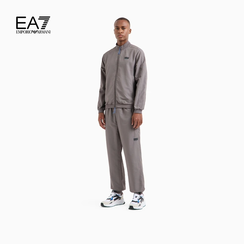 TC-TC-EMPORIO ARMANI/阿玛尼EA7/拉链开衫束脚长裤跑步运动套装