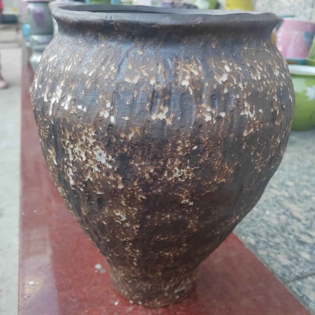 特大号复古透气花盆家用室内庭院绿植盆栽适用口径17cm高度30cm