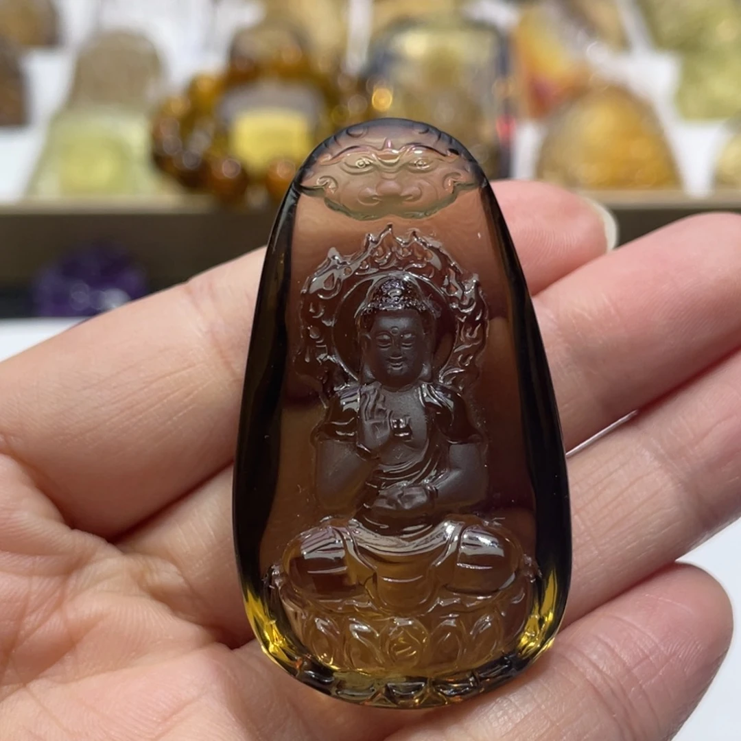 水晶颈饰未镶嵌汇****家定制