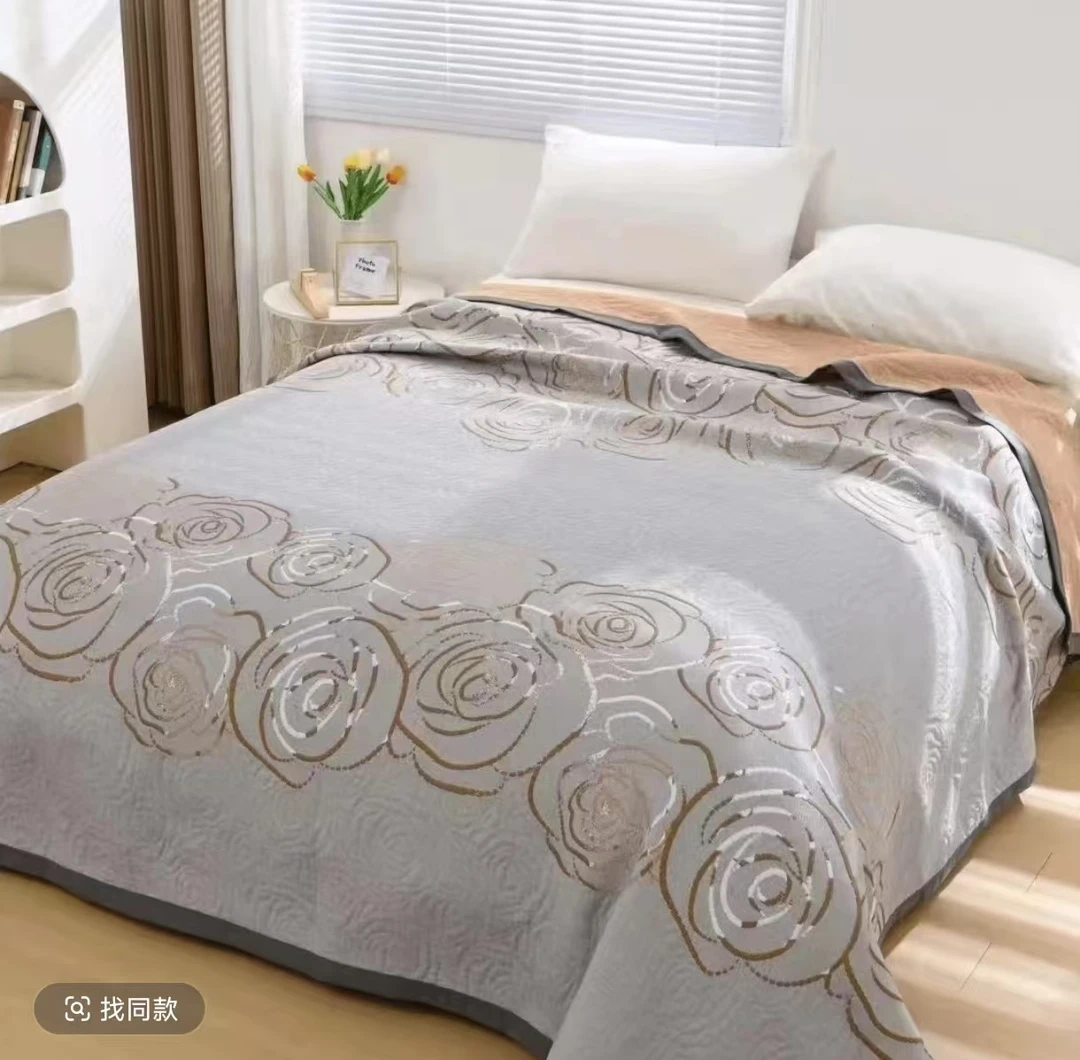 【山茶花】2*2.3米多功能盖毯