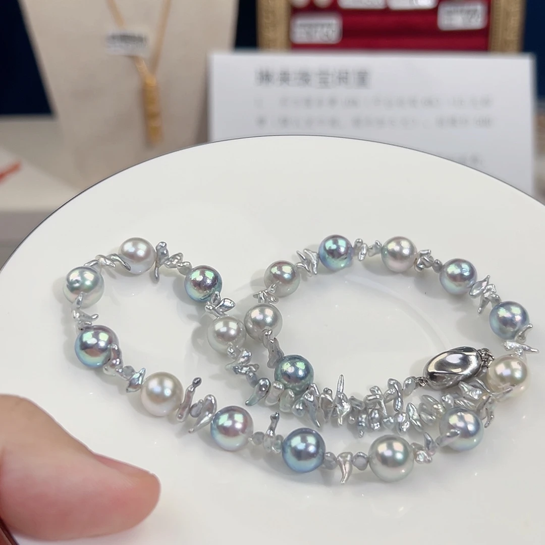 小***朵颈饰未镶嵌海水珍珠