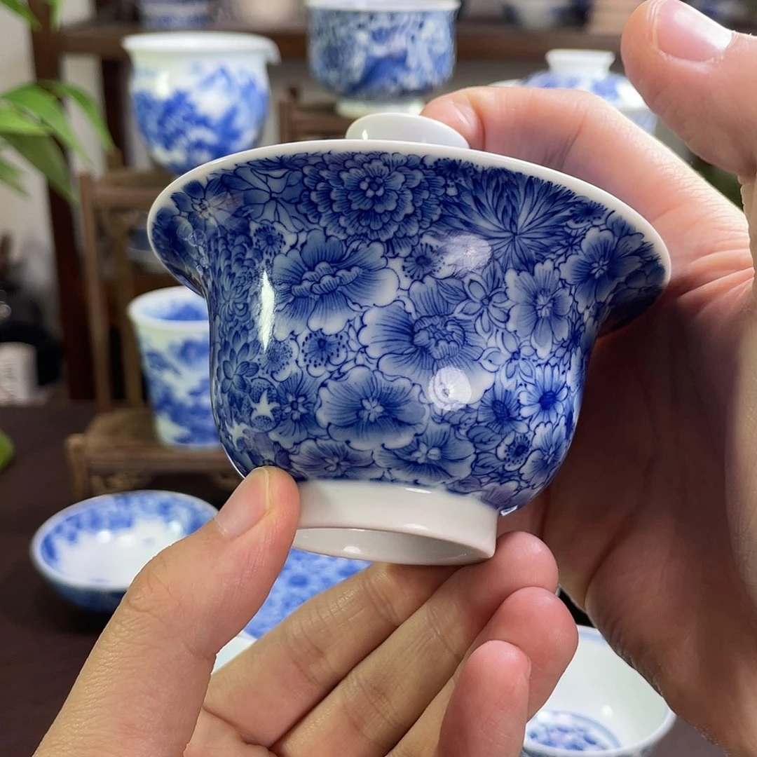 鄙***才陶纯手工手绘重工万花