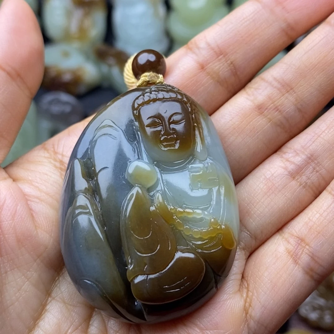 项链未镶嵌和田玉（糖玉）冷*