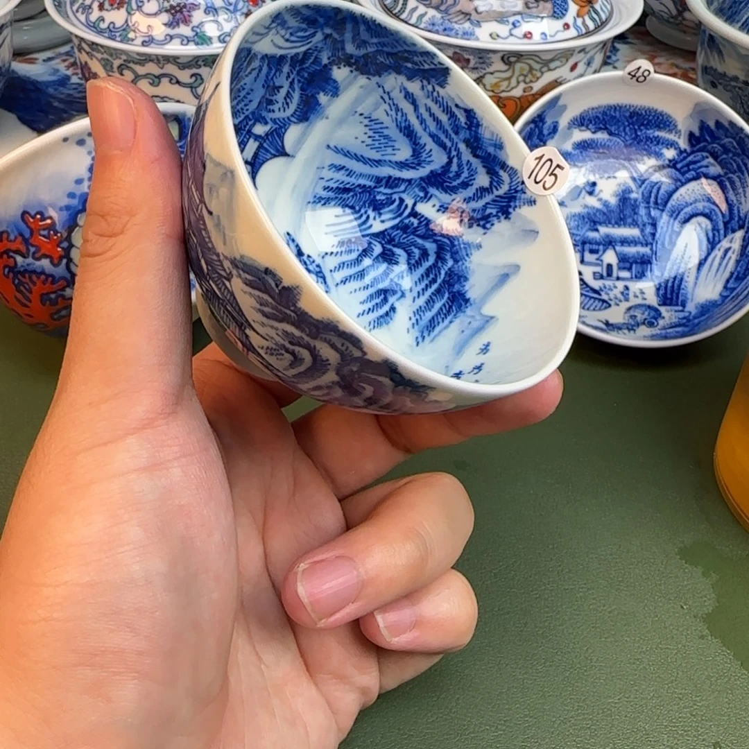 彦祖纯手工手绘茶具105