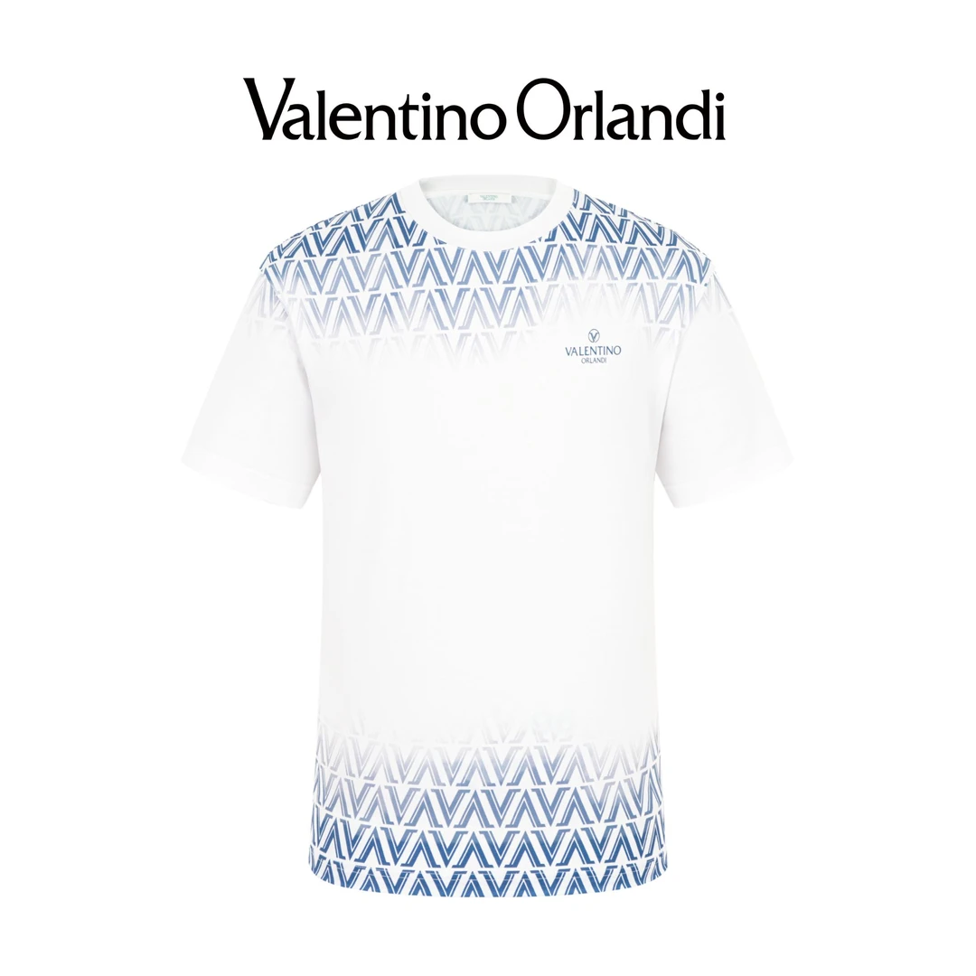 华伦天奴.奥兰迪男士夏季时尚百搭圆领短袖T恤252C2329