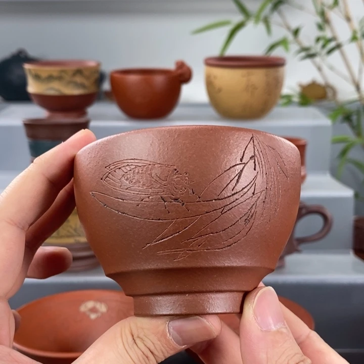 宜兴紫砂手工主人杯