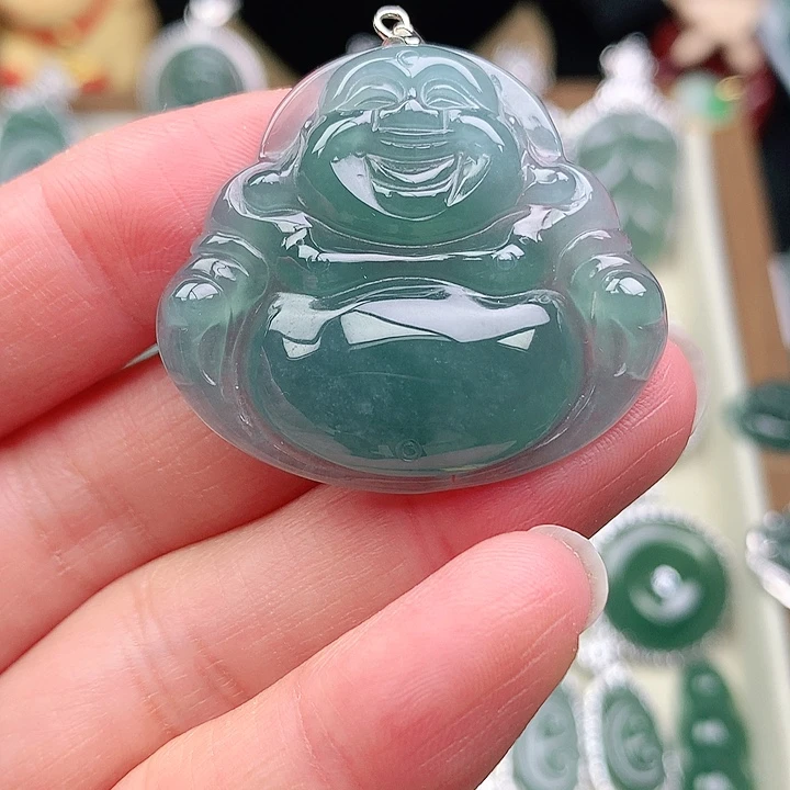 颈饰未镶嵌翡翠吊坠