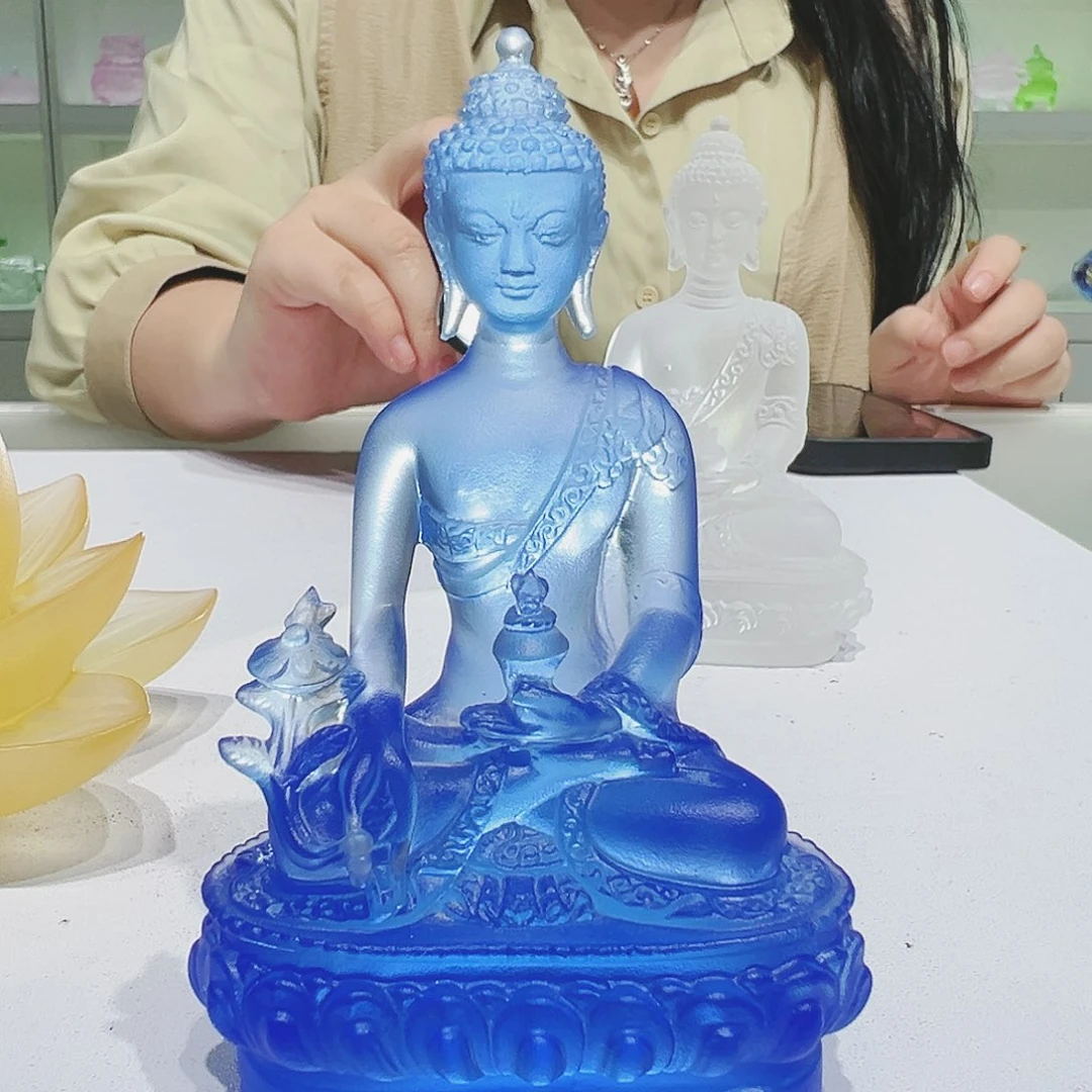 【闪购商品】手工艺品琉璃药师佛