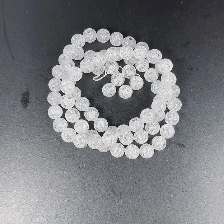 水晶颈饰未镶嵌丅299雪花白莲晶水晶项链