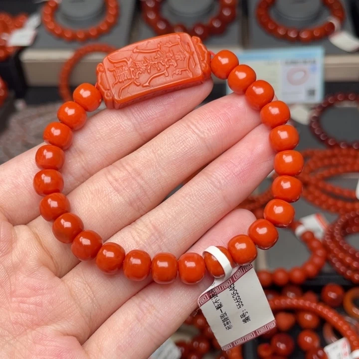 未镶嵌手链南红玛瑙