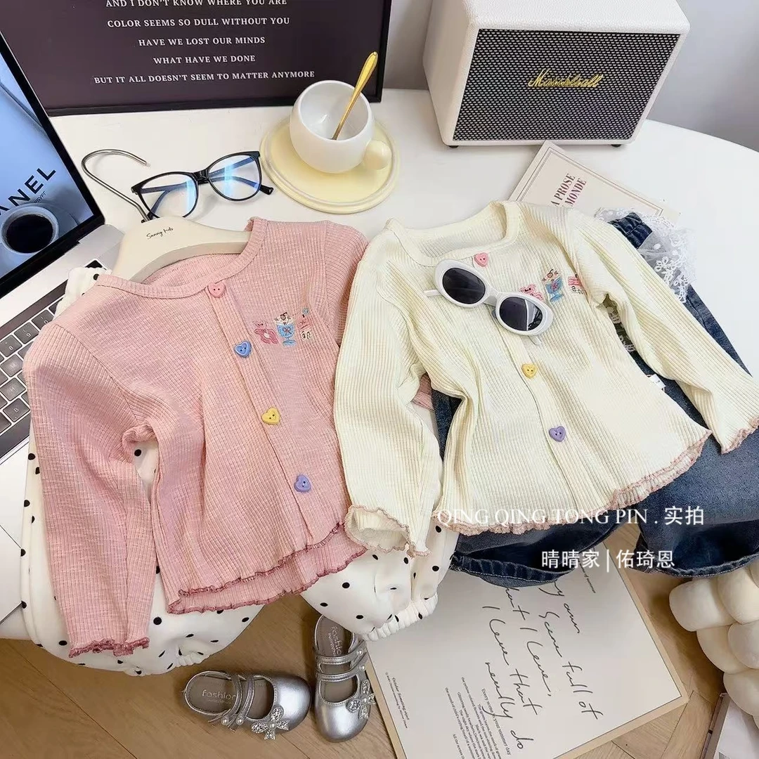 【高货竹节棉】宝宝2025春季新款高级质感T恤上衣超软打底衫