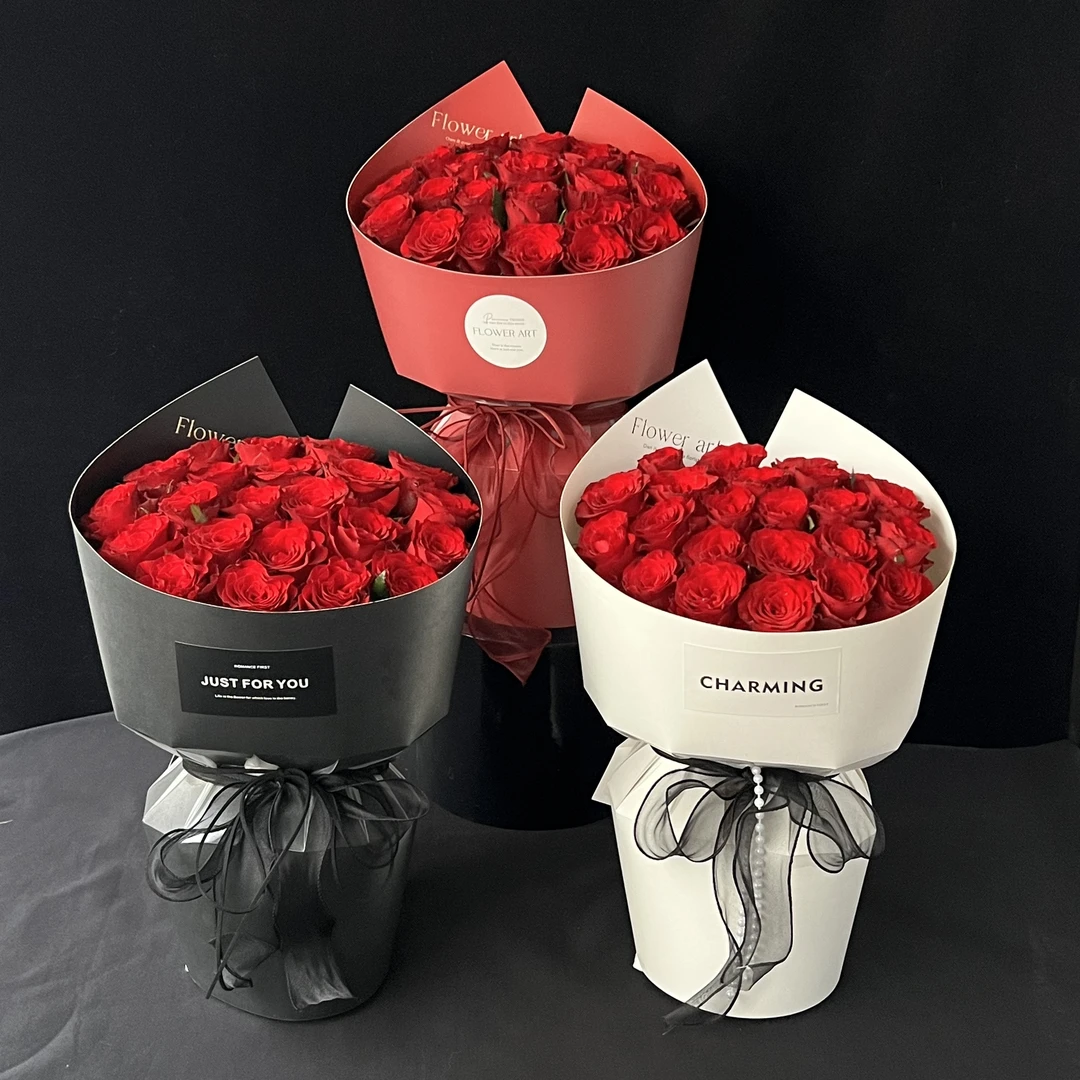 新款纯色极简双尖角定型片一体成型双面防水加厚卡纸贴纸手提袋