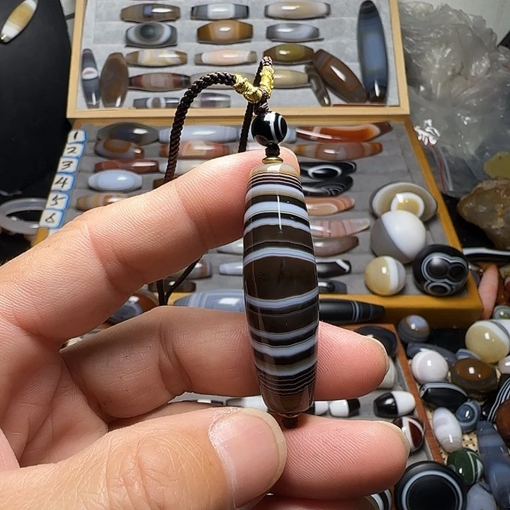 玛瑙/玉髓未镶嵌吊坠(不含链)