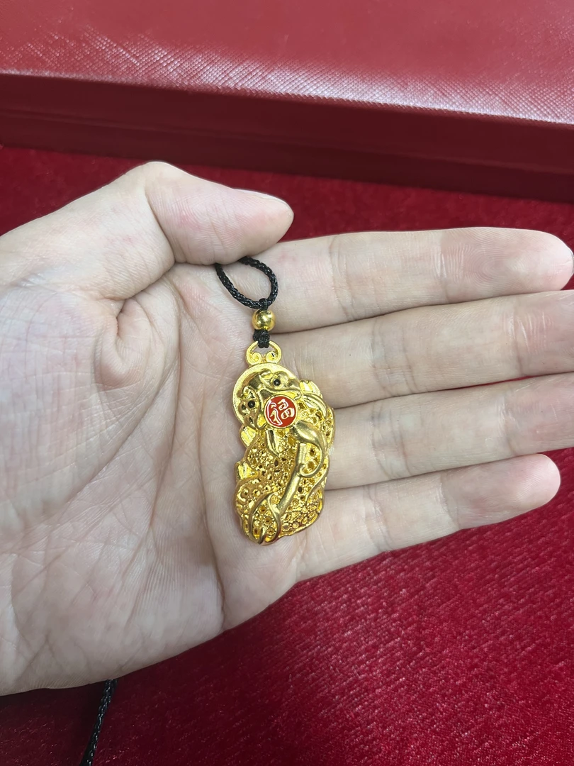 非金属棉绳项链 复古时尚貔貅吊坠招财进宝貔貅吊坠