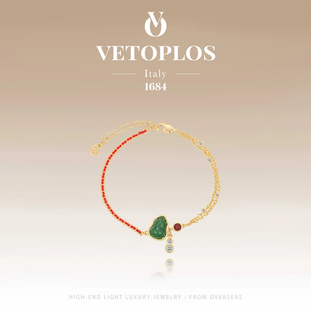 【寿喜福禄】Vetoplos上新款百搭葫芦手链F5785