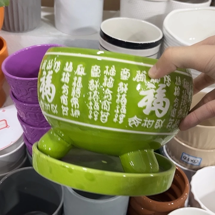 陶瓷花盆全场10包邮