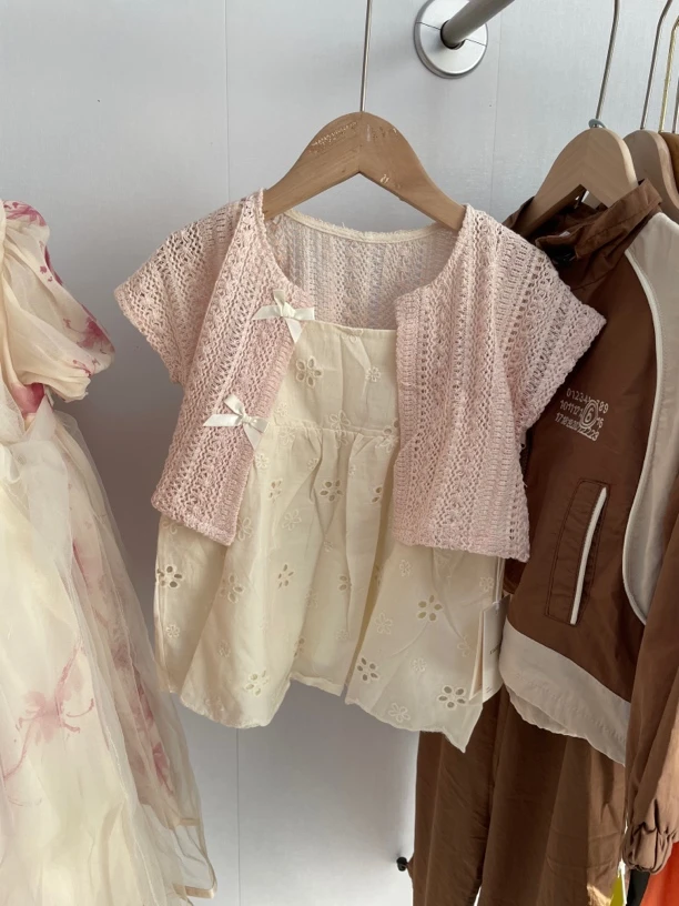 童装春夏洋气百搭款，圆领儿童印花宽松童装