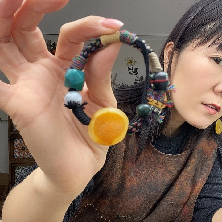 蜜蜡手链未镶嵌手链