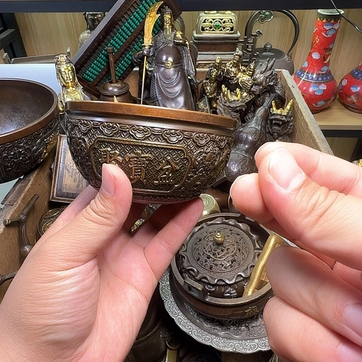 铜器办公室茶室摆件
