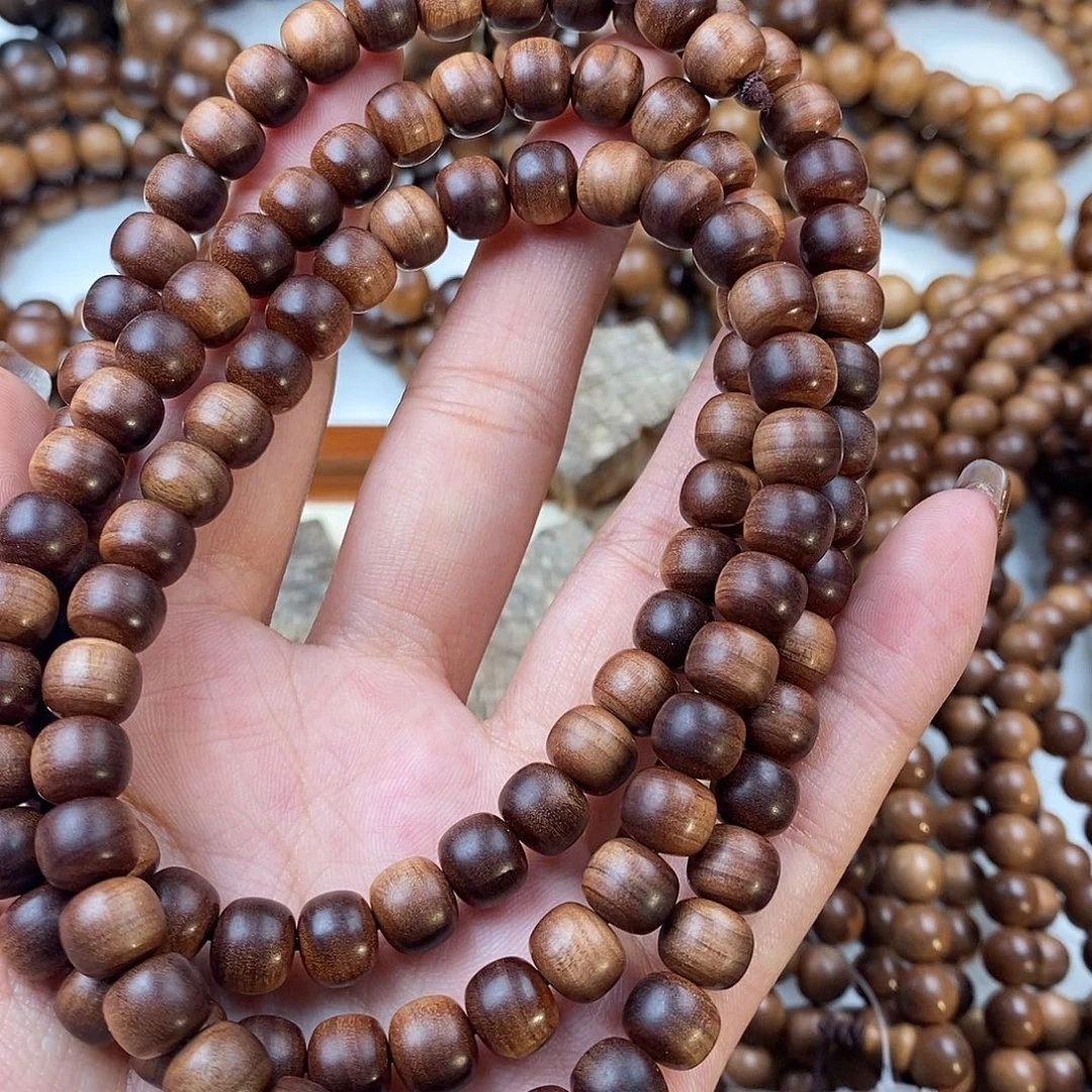 白***²檀香木无事牌全沉水7*8印度迈索尔檀香毕业款