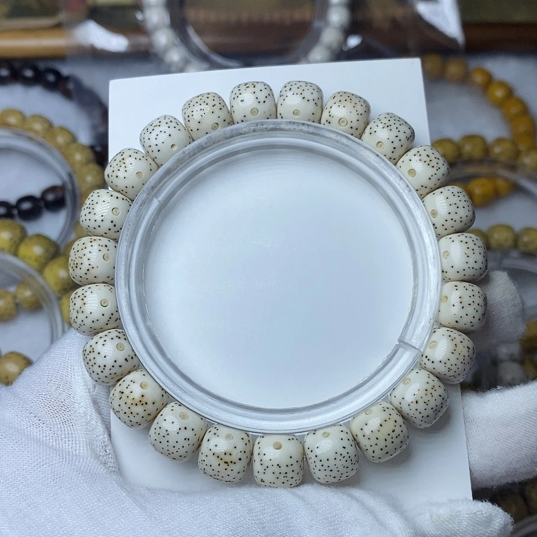 星月菩提手串10瓷白月朗星稀头条