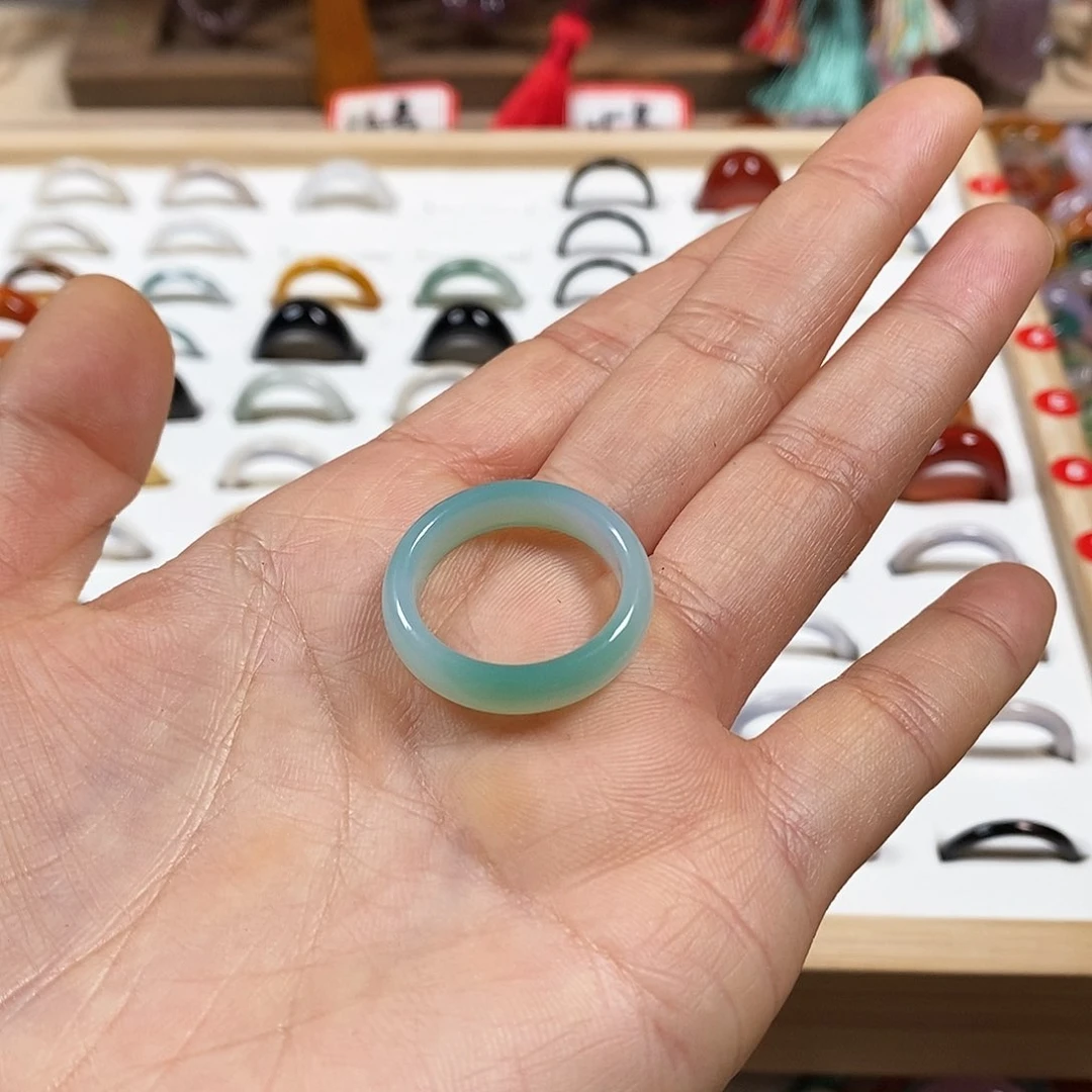 玛瑙/玉髓戒指未镶嵌为*