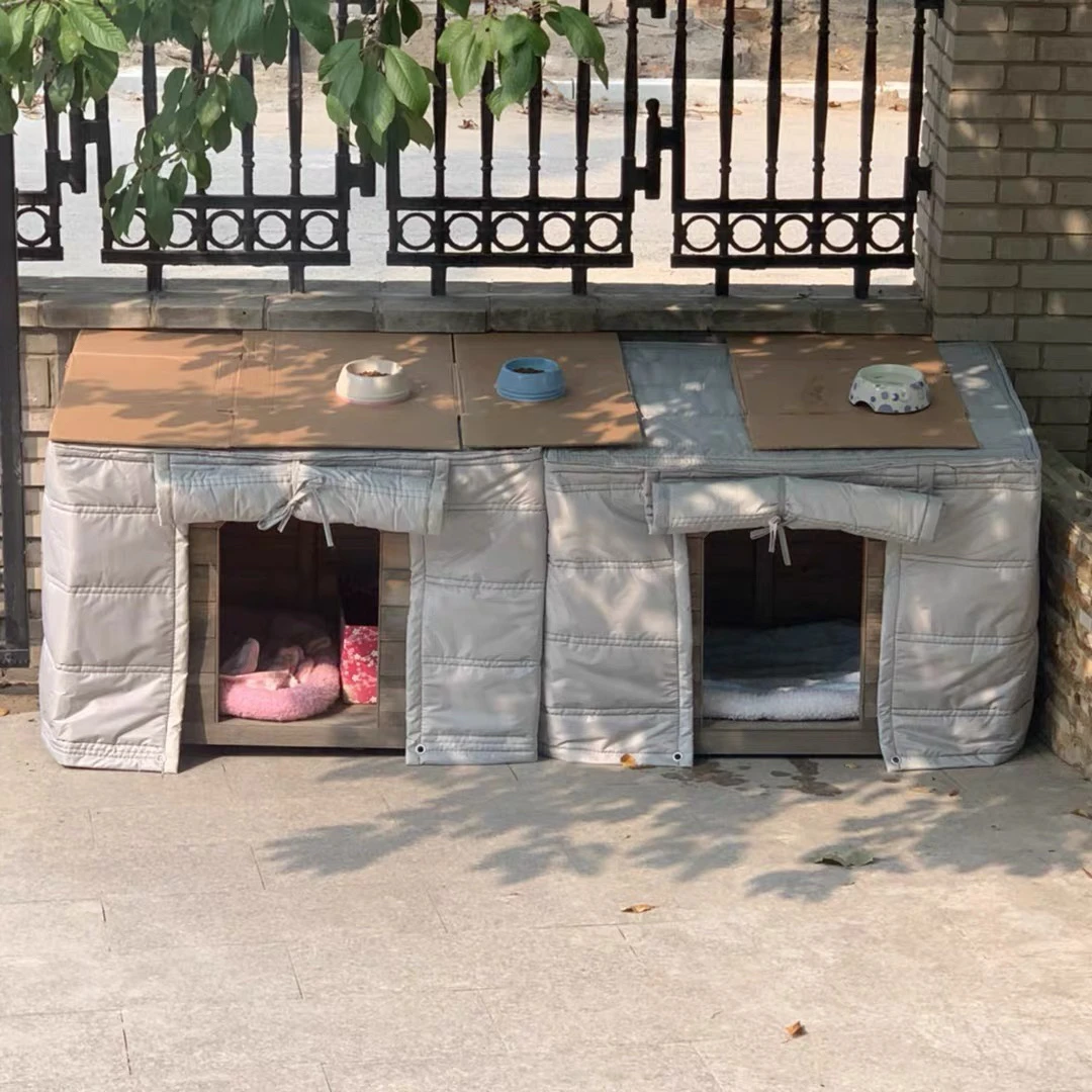室外挡风保暖防水狗笼子猫笼罩封闭式防寒防风