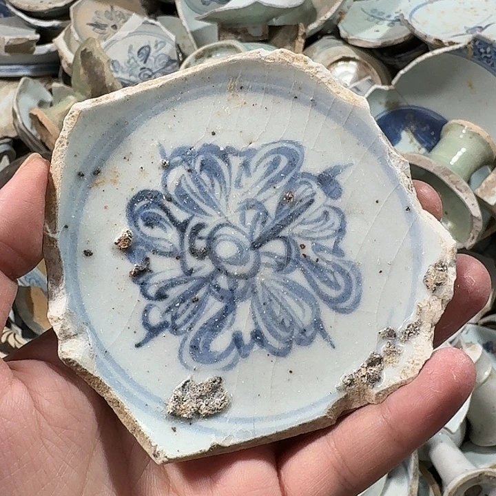 游***鹤瓷片瓷片标本，顺丰包邮