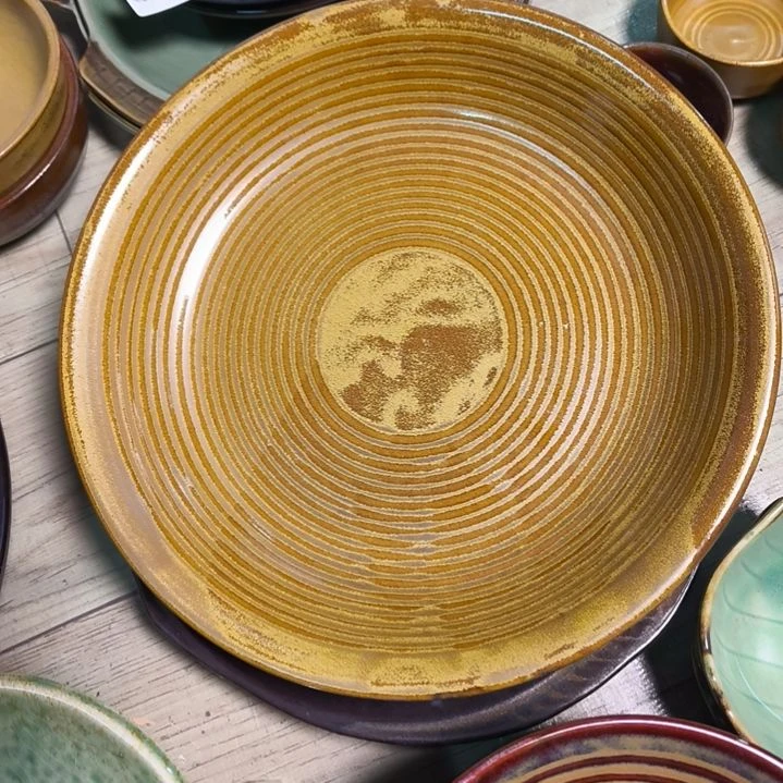 幸***舟瓷片磁州窑五厂盘碗壶杯有瑕疵