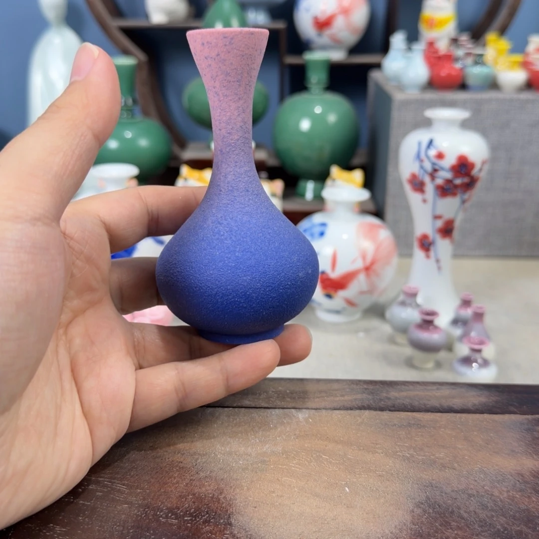 陶瓷手工小花器摆件