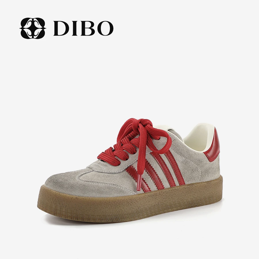 DIBO碲铂 复古美式德训鞋低帮拼接百搭做旧休闲鞋25159068