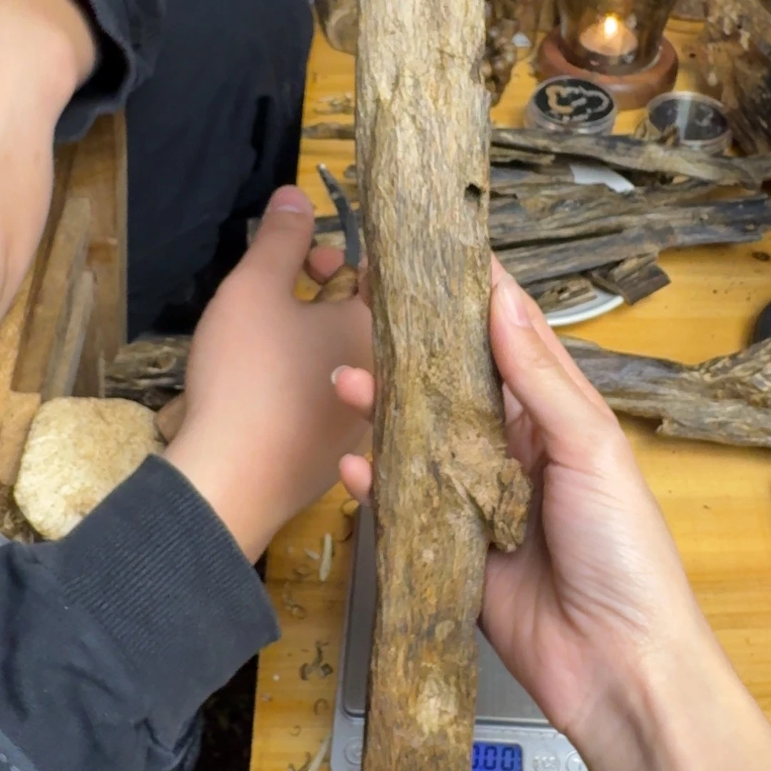 沉香沉香碎屑白棋品种块料72克