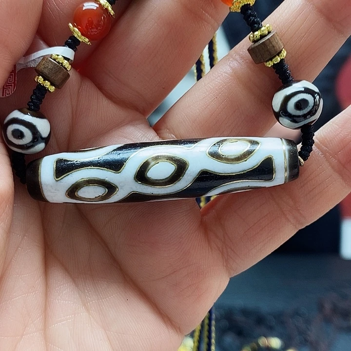 玛瑙/玉髓颈饰合金丁*