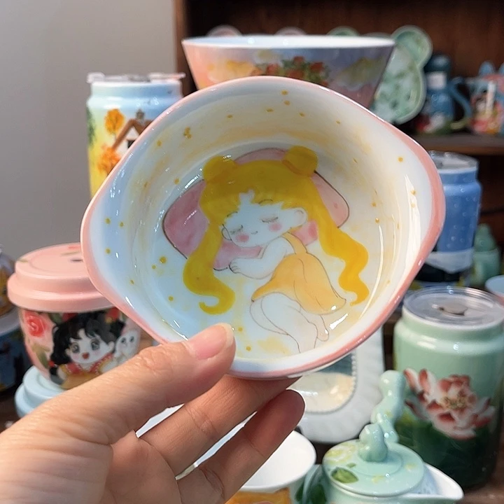 陶景德镇釉下手绘陶瓷